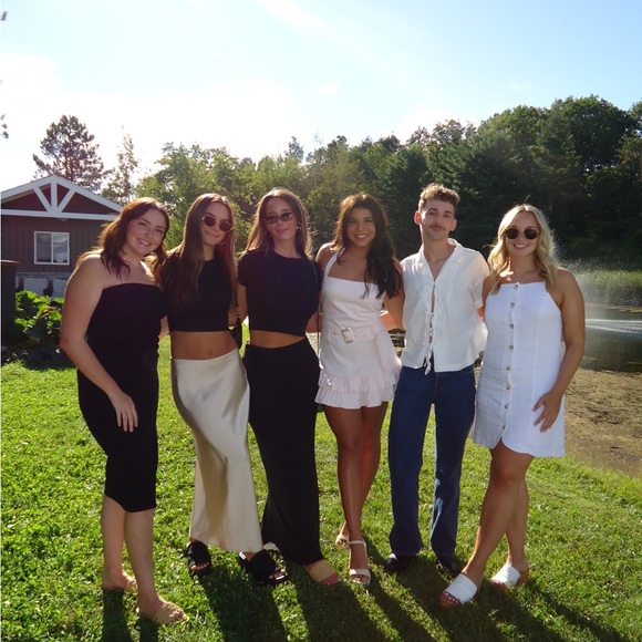 Pink Ruffle Mini Dress- WORN ONCE! - Picture 4 of 5